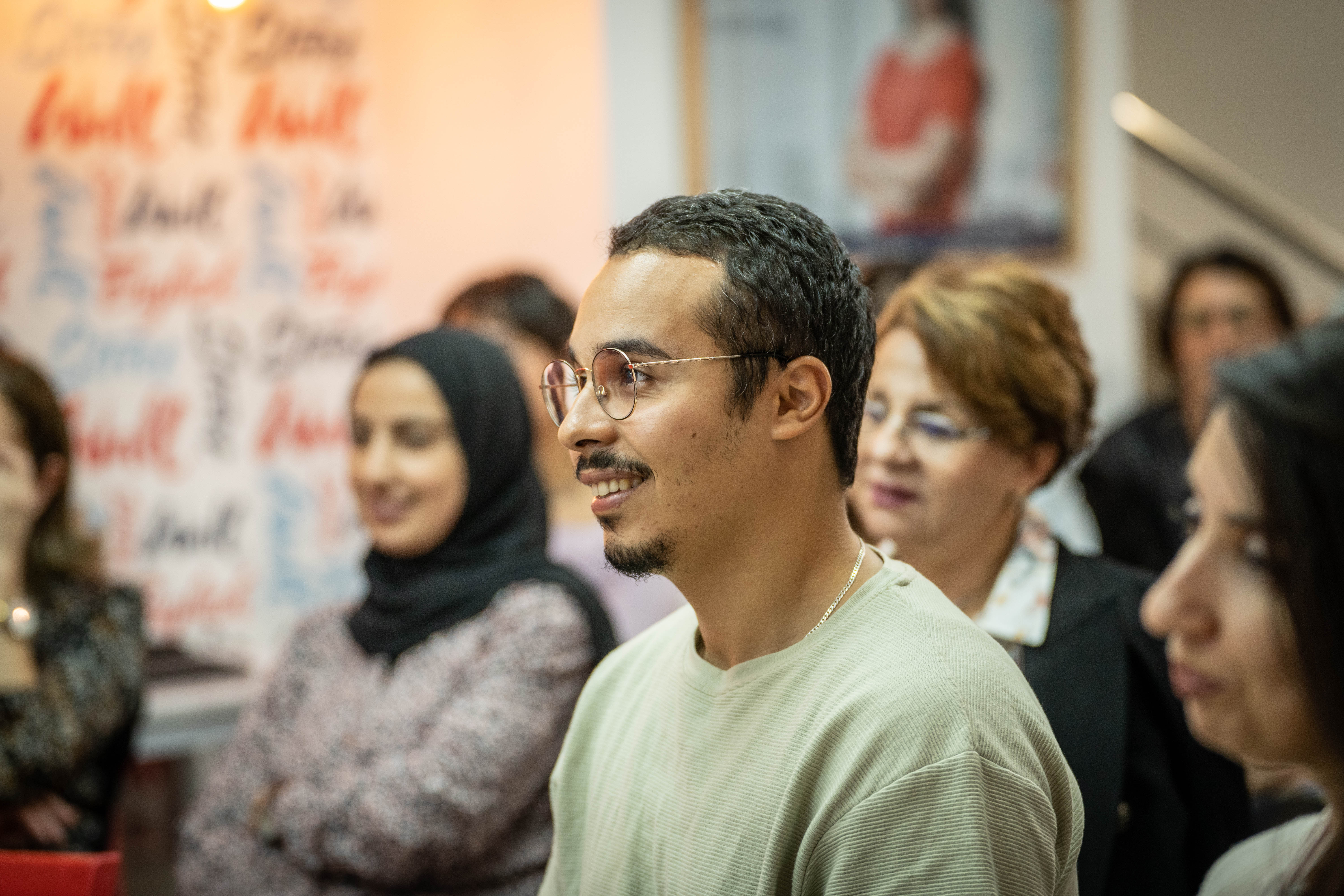 A social club at Wall Street English in Megrine center