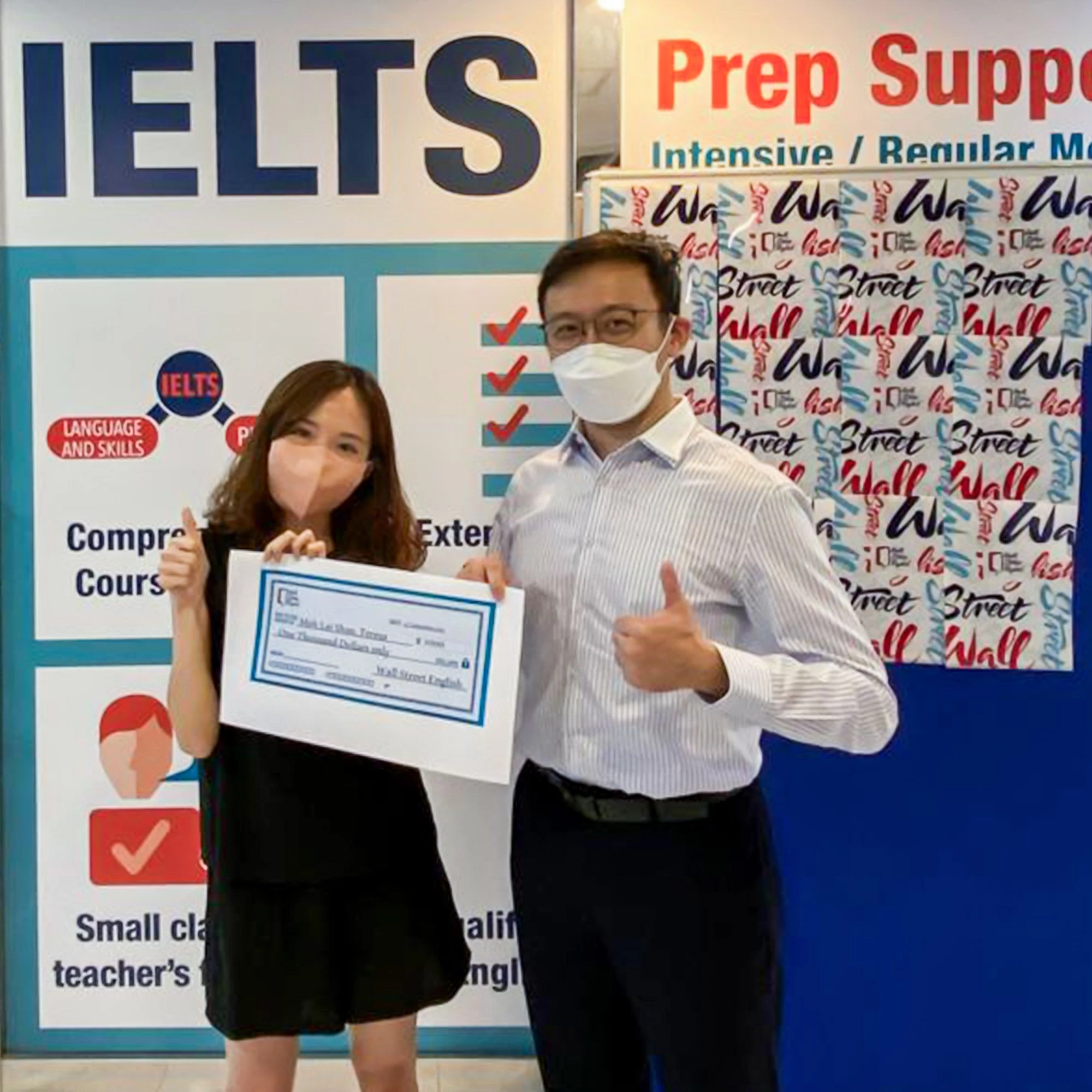 Teresa, Wall Street English IELTS 雅思重點精讀課程學生